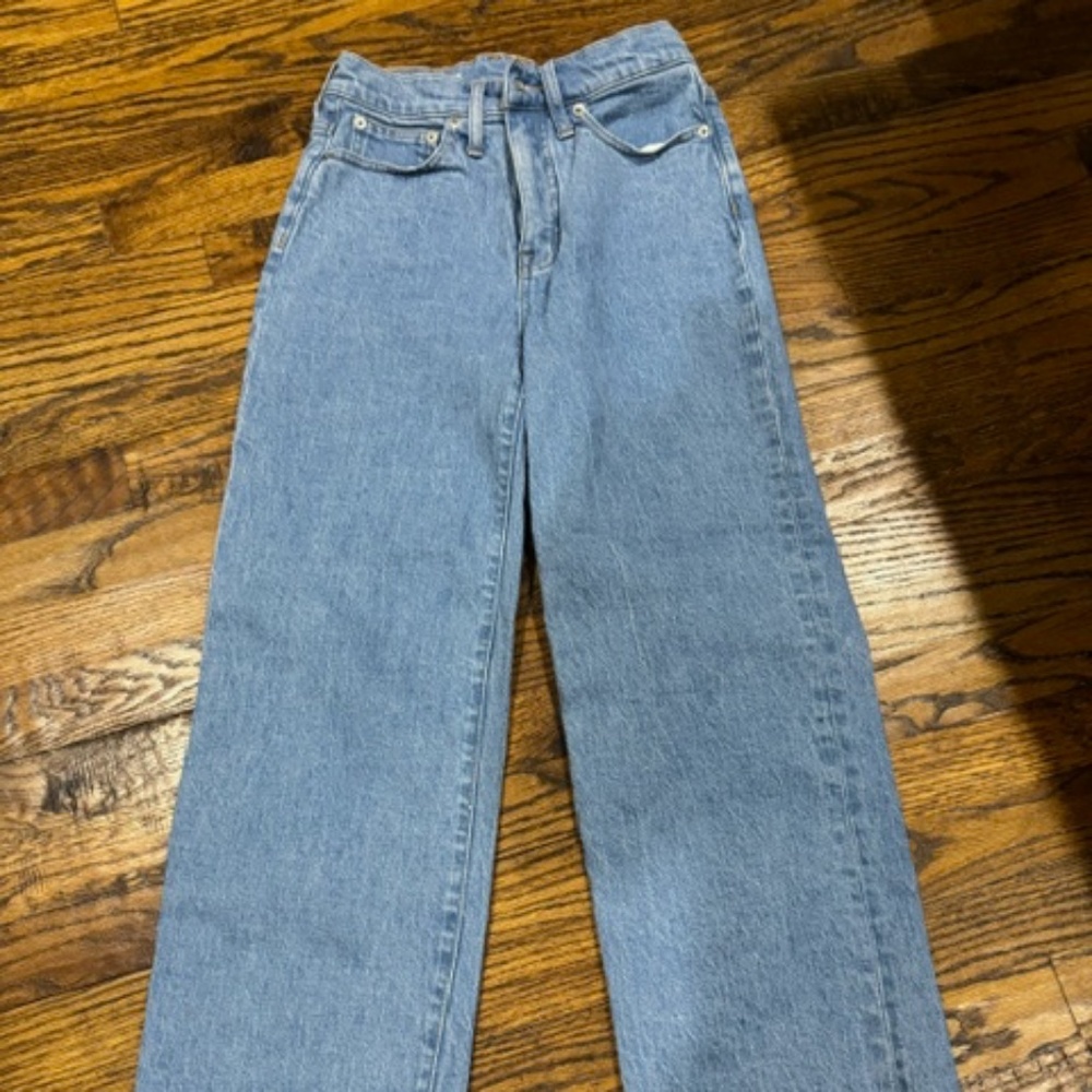 J Crew Slim Wide-leg Jean in Medium Indigo wash BH782 Size 25